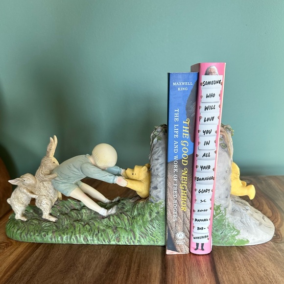 Classic Pooh Charpente Michel & Company Disney Other - Classic Pooh Christopher Robin bookends Michel
Charpente Disney Michel kangaroo